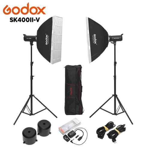 Godox SK400 II-V Studio Strobe Package (2 Lights, 2 Stand & 2 Softbox) Item | Buy Godox SK400 II-V Studio Strobe Package (2 Lights, 2 Stand & 2 Softbox) | SPOP Enterprise Global